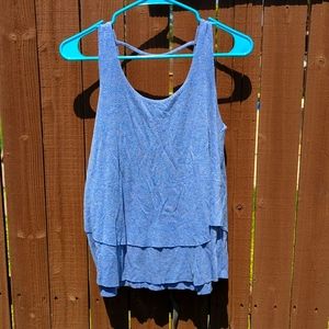 Super cute acemi blue tank top